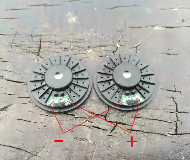 44mm Headphone Speaker Unit 64ohm Hifi Over Ear Headset Driver With Protective Cover For helmet Earphone diy Deep Bass New 2PCS