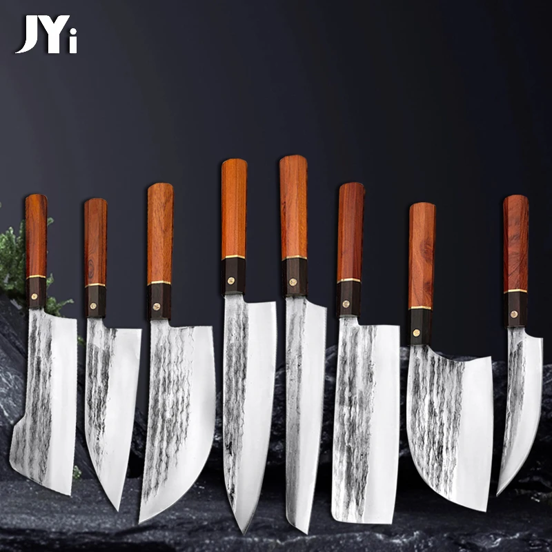 

Kitchen Knives Chef Boning Slicing Chopping Cleaver Meat Sashimi Cutter Forged Sharp Butcher Knife Japanese Kiritsuke