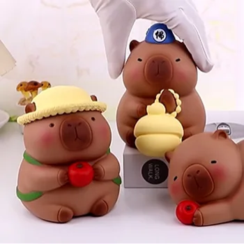 Savings Tank Capybara Piggy Bank Decorative Large Capacity Capybara Money Boxes Collectible Cartoon Capybara Kids Storage Box 1