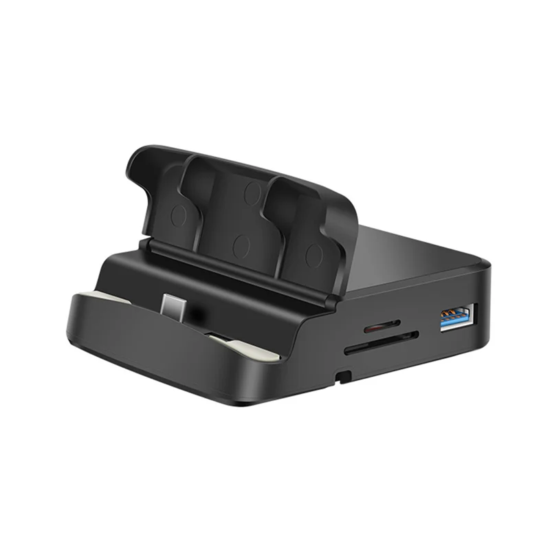 AB54-8 in 1 USB C HUB Docking Station Phone Stand Dex Pad Station USB C to HDMI-Compatible Dock Power Charger Kit for