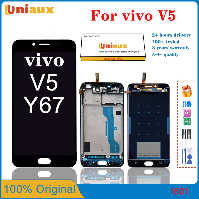 

5,5 "для Vivo V5 1601 Полный ЖК-дисплей + фотоэлемент для Vivo Y67 LCD запасные части