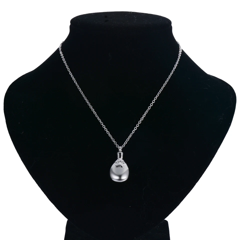 Richsteel Collana Urna Ciondolo Zampa Di Gatto In Acciaio Inossidabile Placcato Oro - Porta Ceneri Ricordo Per Famiglia O Animali Domestici Con Kit Riempimento