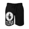 Public Enemy Public Enemy(2) Anime CausalCute Adjustable Drawcord Breathable Quick Dry Casual Beach Pantsbasketball Loose Elasti 1