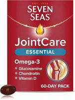 Seven Seas JointCare Essential: Omega-3, Glucosamine, Chondroitin, Vitamins C & D, Mn, Zn, 60-Day Food Supplements 2