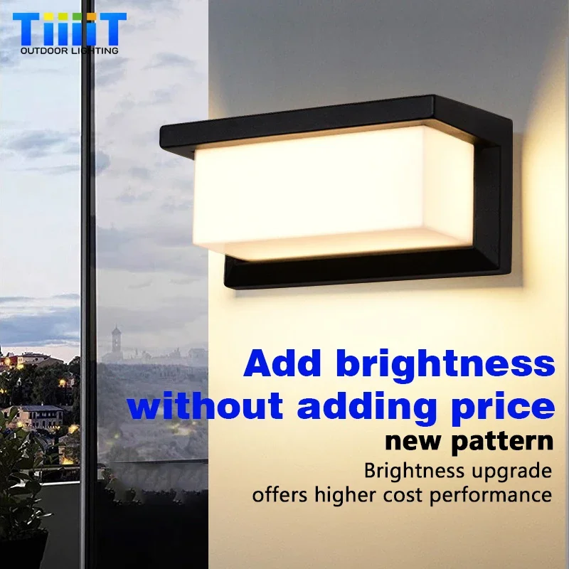 LED outdoor waterproof wall light 15W radar sensing indoor bedroom living room outdoor porch wall light garden decorative motion sensor light led light led wall lamp wall light