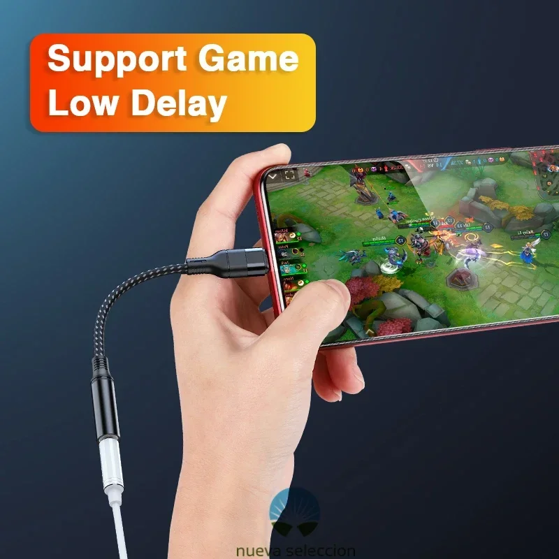 HIFI DAC Earphone Amplifier USB Type C to 3.5mm Headphone Jack Audio adapter Digital Decoder AUX Converter For samsung xiaomi