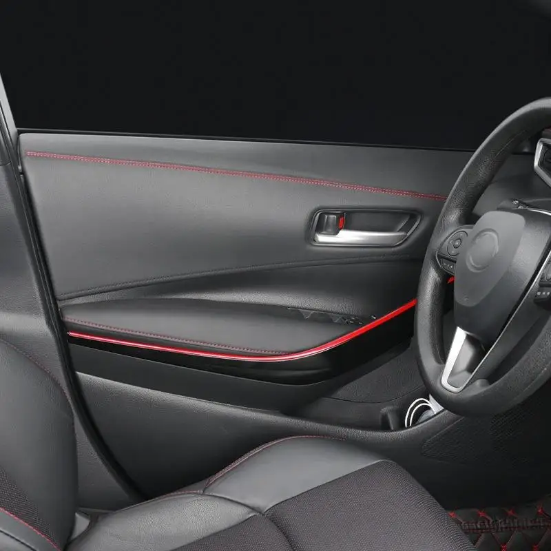 Interior Gap Decoration Line, DIY Self-Adhesive Leather Molding Decoration Strip, Center Console Decoration Line, Interior Modif - 5