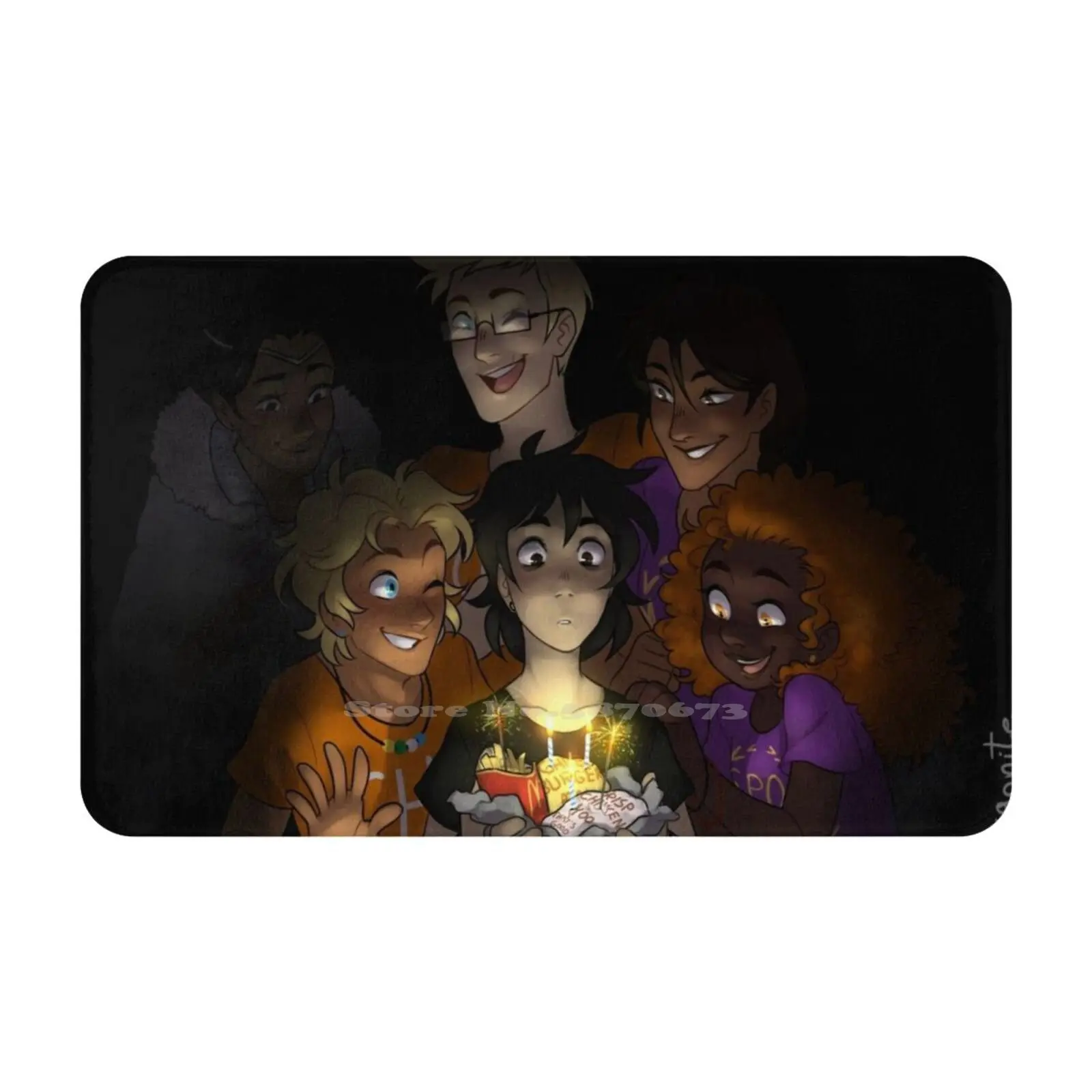 Happy Happy Meal Soft House Family Tappetino Antiscivolo Tappeto Wustern Jackson Heroes Of Olympus Nico Di Angelo Hazel Levesque Jason