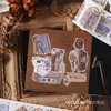 Poetry Wine Flower Tea Washi Tape Paper Masking Tape For Diy Diary Scrapbooking Decorations 5