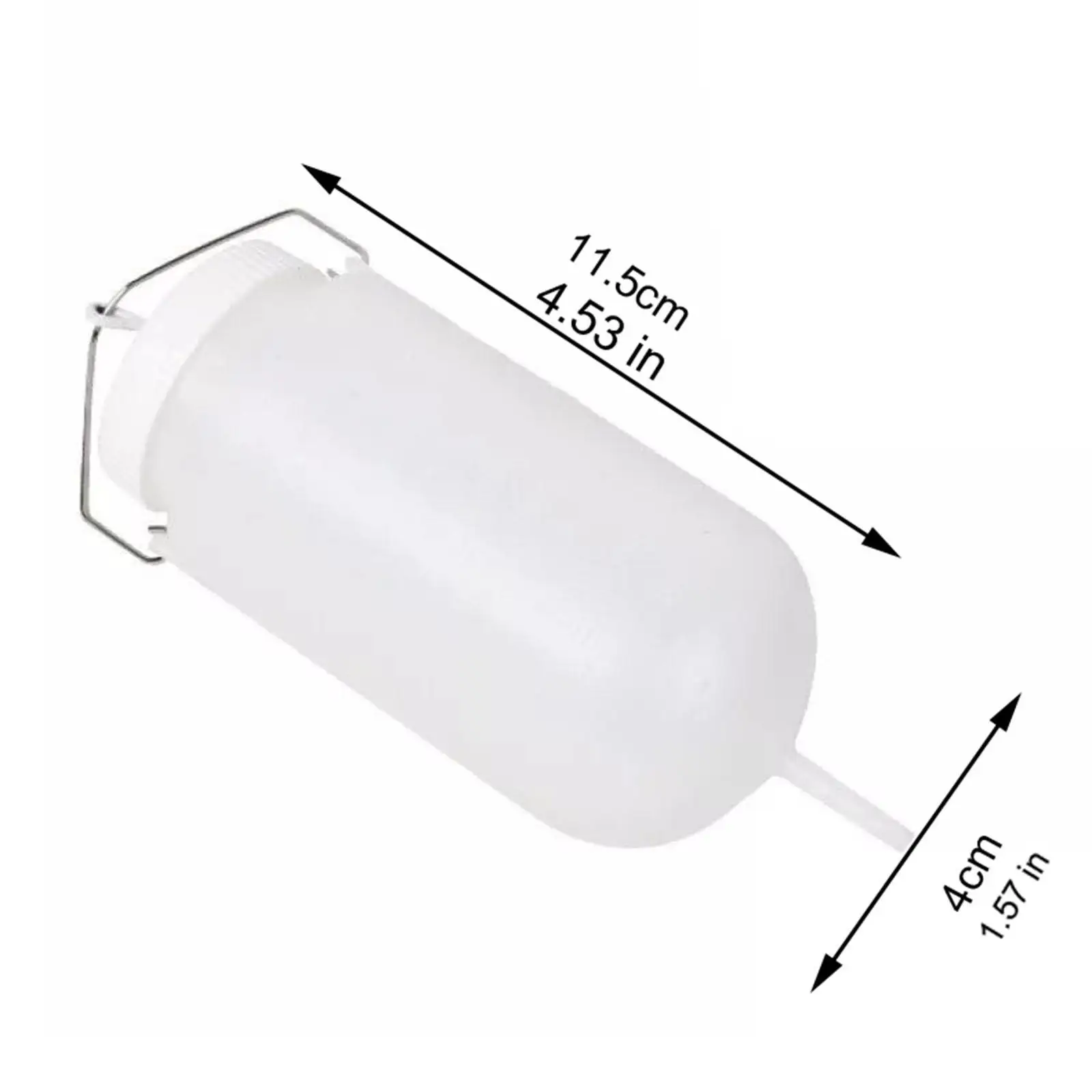 Auxiliary Fuel Tank 1L with Fuel Hose Versatile Storage for Motorcycles