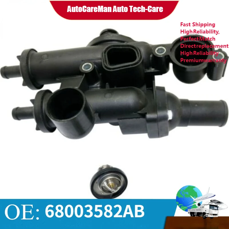 Misura Per Jeep Compass Patriot Dodge Avenger 2.4L 2007 2008-2017 Alloggiamento Termostato 68003582Ab 55111017Ad