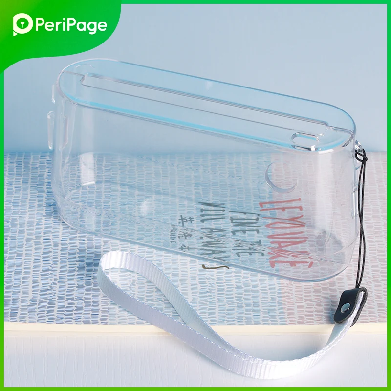 107mm PeriPage A9Max Thermal Photo Paper Label Sticker Pocket Mini Printer A9sMax Transparent Protection Case Clear Shell Cover