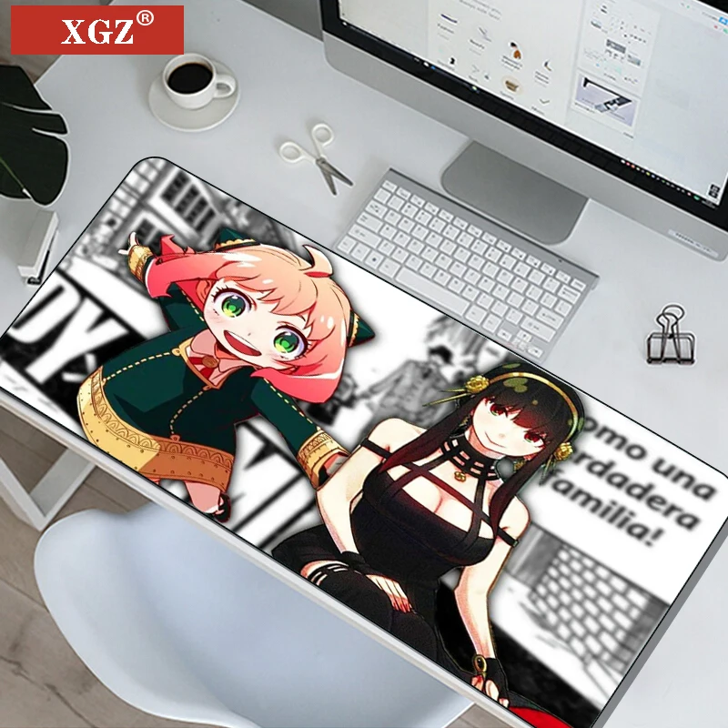 

Spy x Family Mouse Pad Large Light Mode LED Anime Mousepad for Gaming Extra Large Forgers Desk Mat for PC