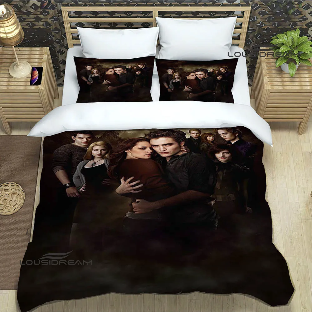 The twilight Saga printed Bedding Sets exquisite bed supplies set duvet cover bed comforter set bedding set luxury birthday gift 4