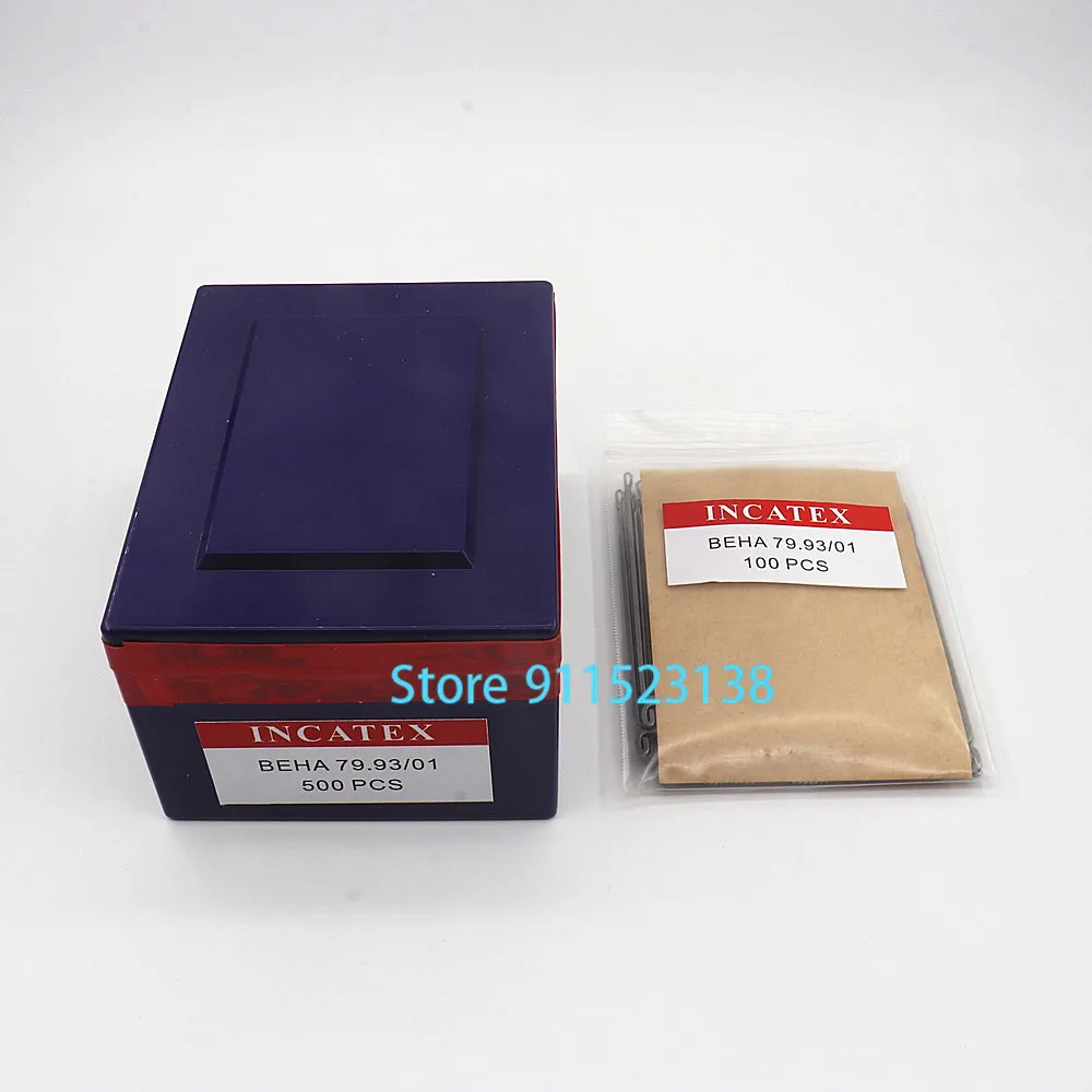 Incatex 뜨게 바늘, BEHA 79.93 01, 시마 세이키 중국 뜨게 기계용, 10G 바늘, 500 개