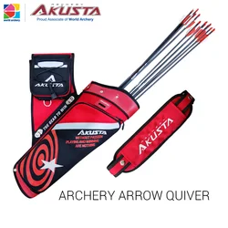 Akusta Archery Arrow Quiver Tool Large Capacity Storage Bag Adjustable Shoulder Strap
