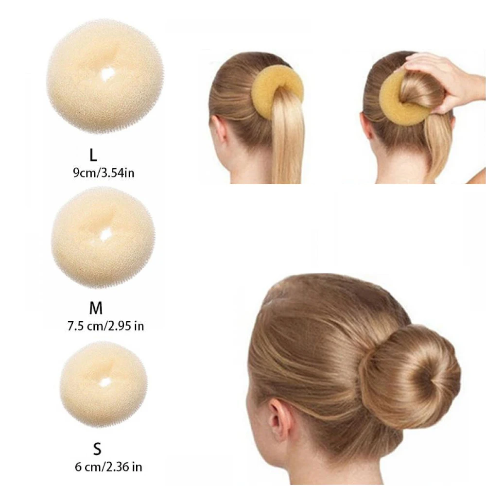 Hair Styling Donut Bun Maker Bun Ring Shaper Updo Magic Hair Tools Per Bambini Donna Ragazze Accessori Per Capelli Dropshipping