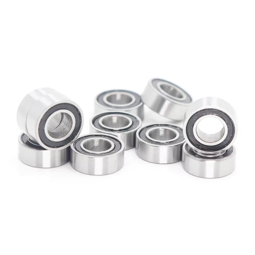 10PCS MR62 MR63 MR74 MR83 MR84 MR85 MR95 MR104 MR115 MR116 MR125 MR126 MR128 MR137 MR148 RC Car Truck Black Sealed Bearing