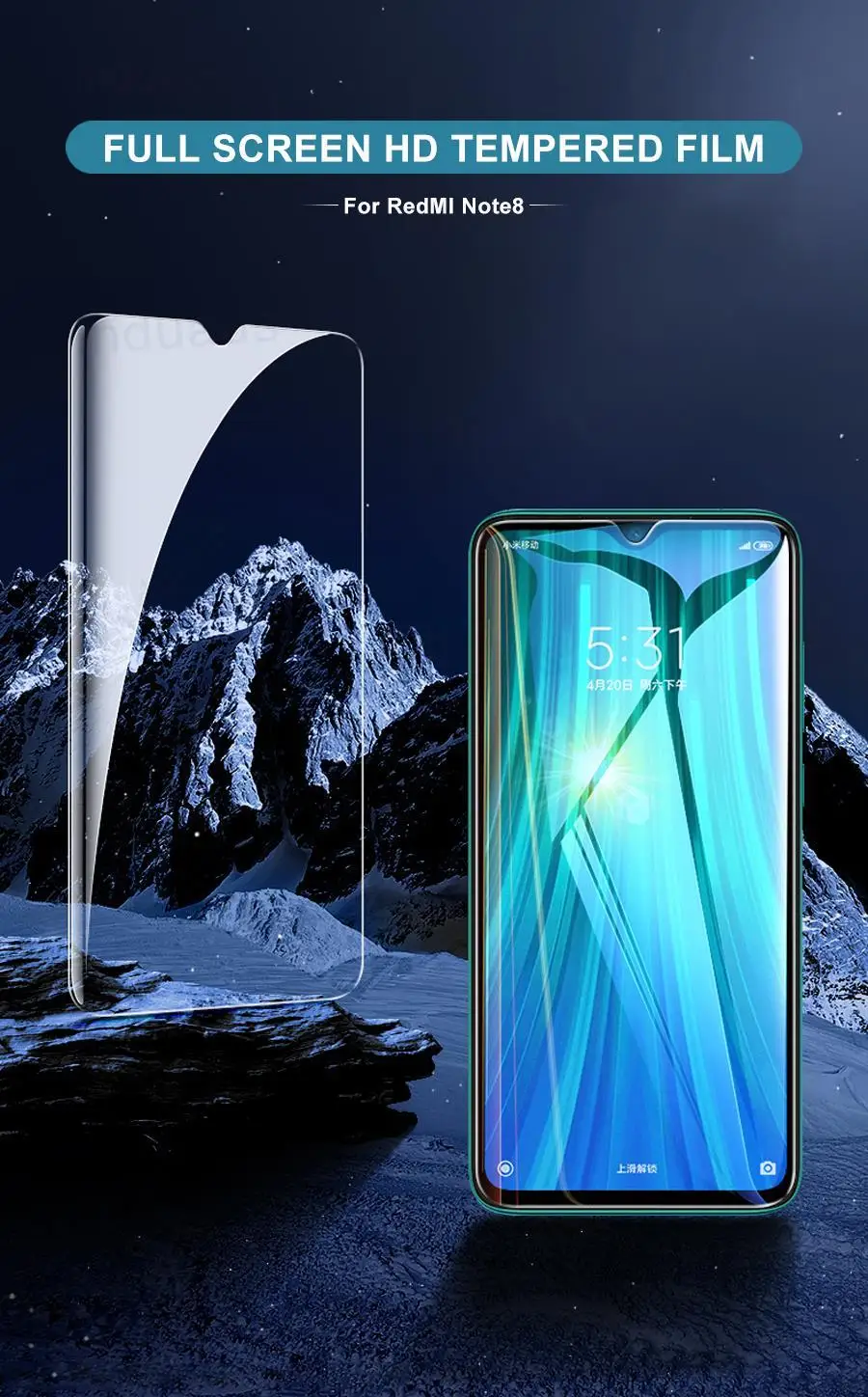 S00d8136c84db499bacb264f43138543cK 9H Tempered Glass for Xiaomi, Redmi 8, 8A, 9, 9A, 9C, 10A, 10C Screen Protector Redmi Note 8, 9, 10 Pro Max, 8T, 9T, 9S Protective Glas Film Mallzona