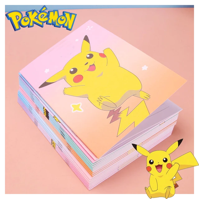 A5 pokemon pikachu Notebook Paper Notepad Note Pad Lined With Pen  Pocketbook Diary Journal Office School Drawing Gift kawaii - AliExpress