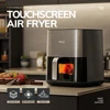 MIUI 5L Air Fryer, Electric Hot fryer Oven Oilless Cooker with Touch Control & Nonstick Basket & Visible Window, Family Size 2