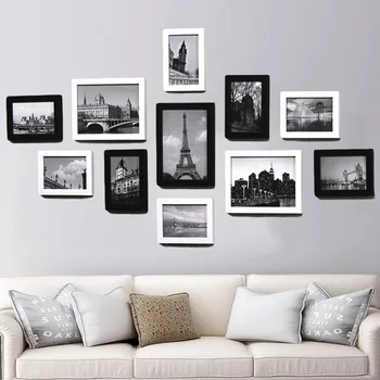 11 pezzi cornici da parete cornice per foto architettura set di cornici per foto arredamento moderno soggiorno decorazione della casa marcos de fotos