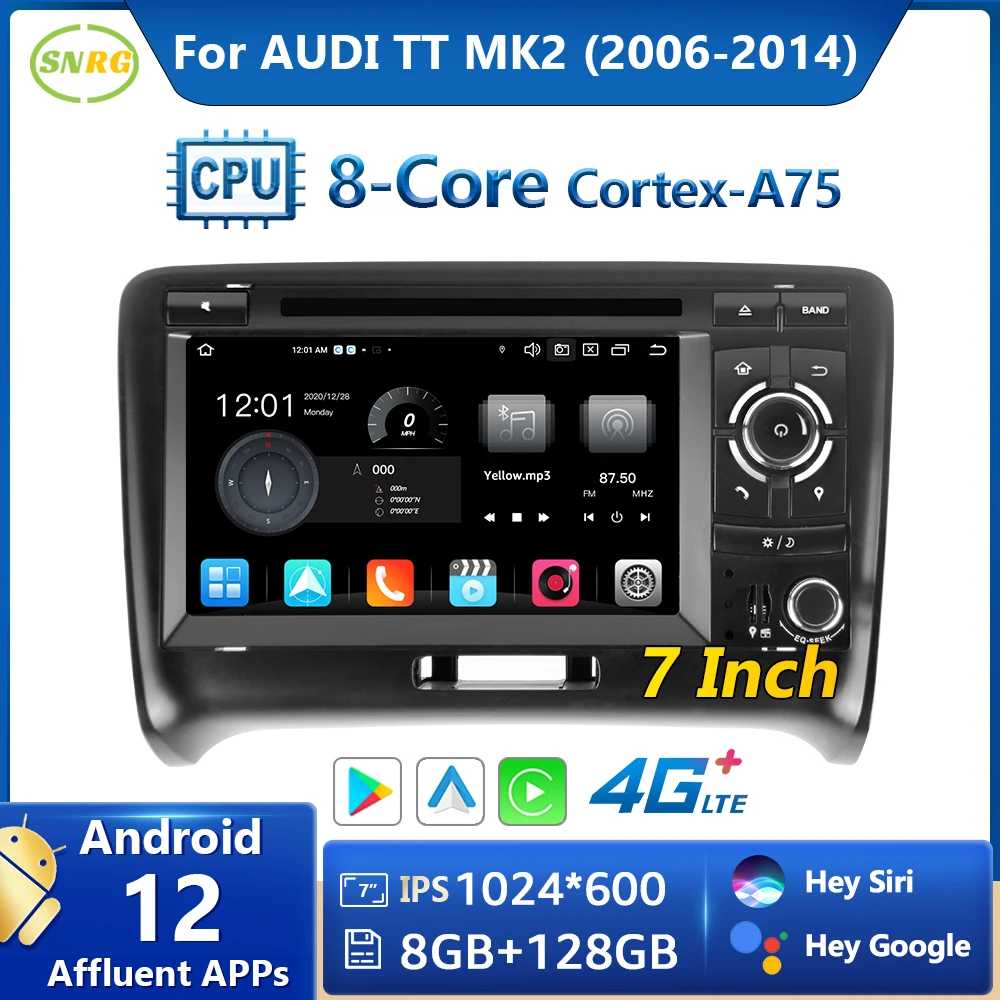 Autoradio Apple Carplay Audi Tt Mk2 Fashionable Design setup