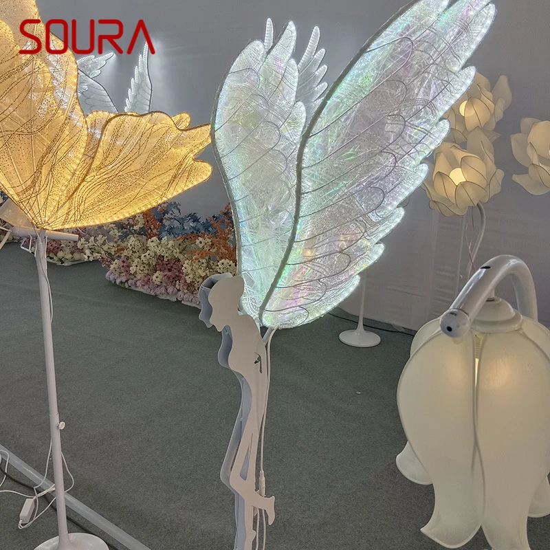 

SOURA Modern Little Angel Wedding Lantern Area Props Street Lamp LED Stage lighting Festival Atmosphere Background Decoration