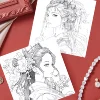 Character Dress UP Coloring Book 26 Pages for Girl Gift Children Graffiti Coloring Picture Painting Books Color Book Adult 6