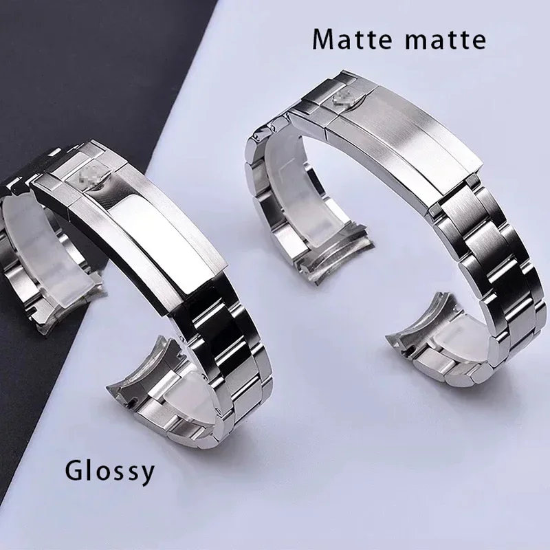 Premium 904 Stainless Steel Men's Oyster Watch Bracelet - Metal Strap 20mm/21mm