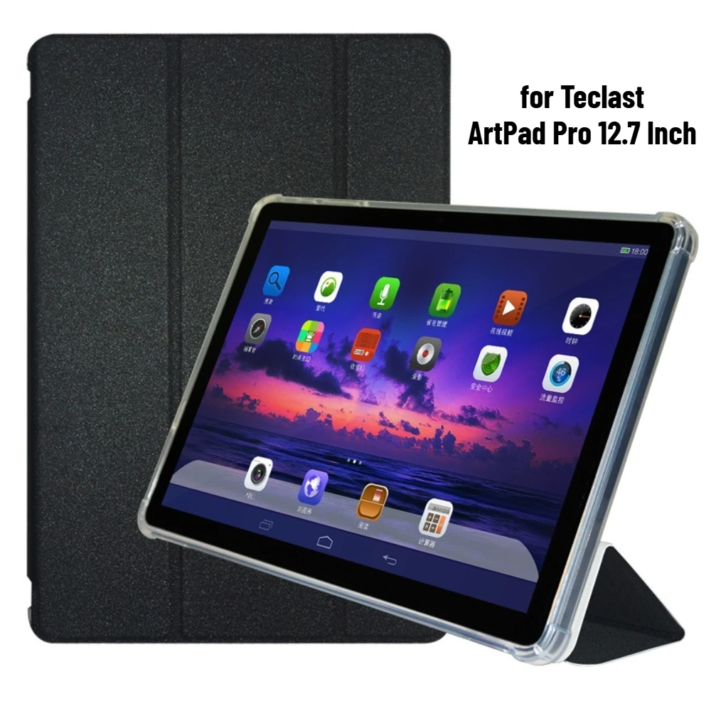 Premium Trifold Stand PU Leather Tablet Case with Auto Sleep/Wake Function