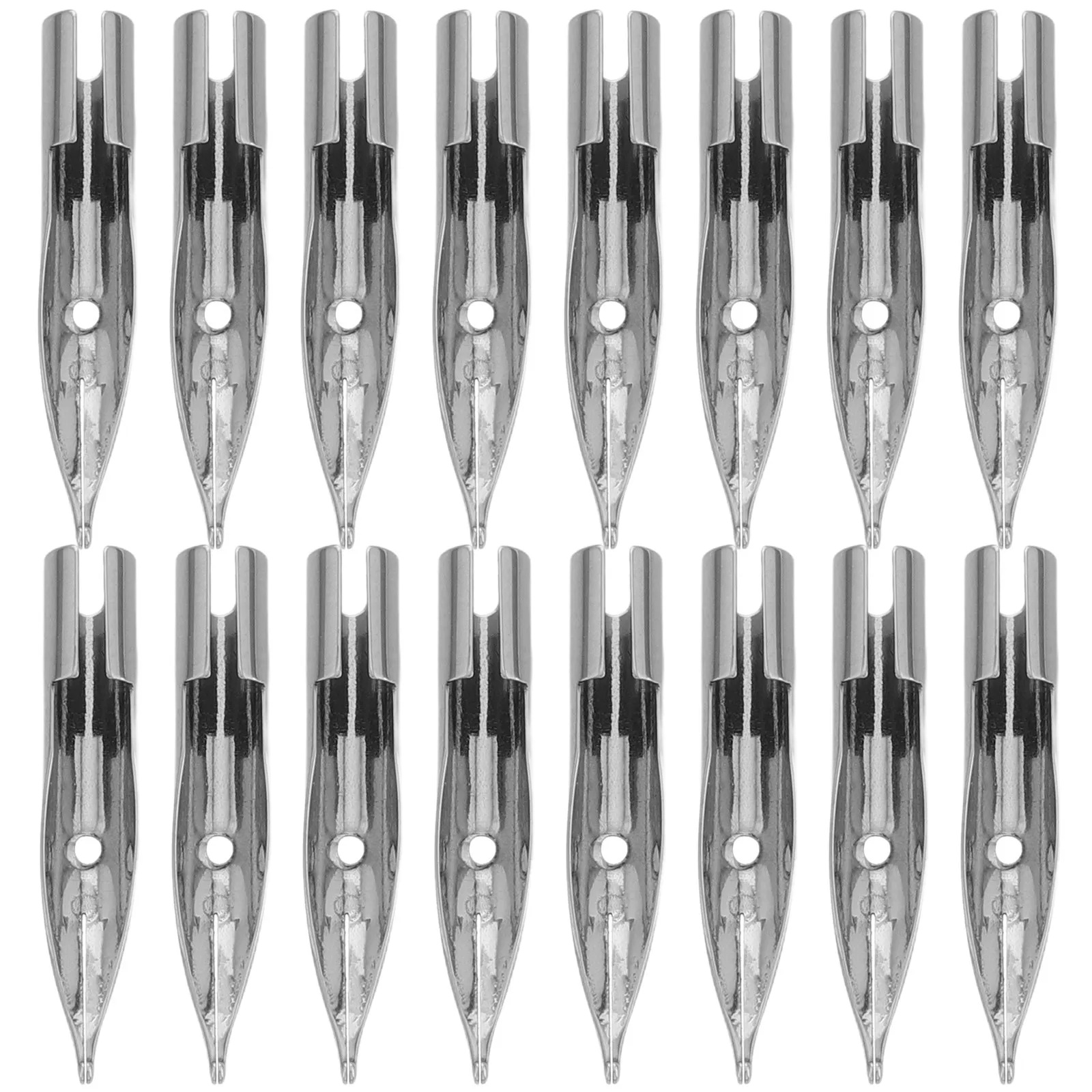 40Pcs 유니버설 만년필 펜촉 0.38 0.5mm 고정밀 금속 서예 펜촉 쓰기, 그리기, 페인팅을 위한 교체 팁