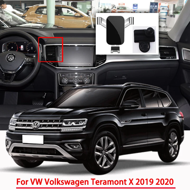 

Car Accessories Mobile Phone Holder for Volkswagen Teramont X 2019 2020 Gravity Navigation Special Bracket GPS Support