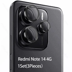 Enhanced Metal Ring & Tempered Glass Camera Protector - Premium Back Lens Cover (RedmiNote14 4G)