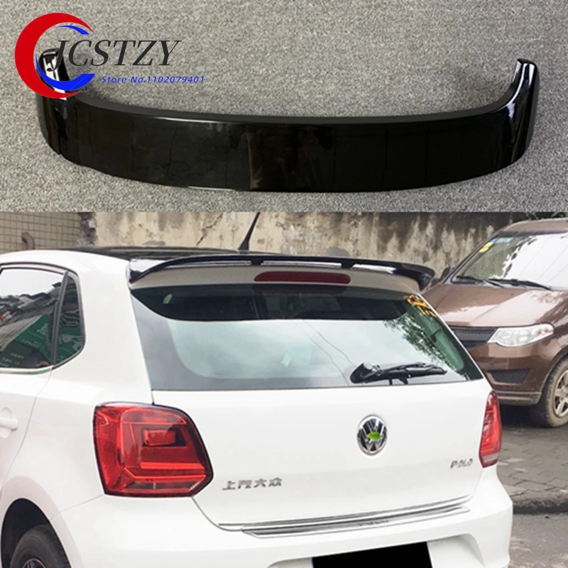 

For VW old Polo Spoiler ABS Material Car Rear Wing Primer Color VW polo Rear Spoiler For Volkswagen old Polo Spoiler 2006-2009