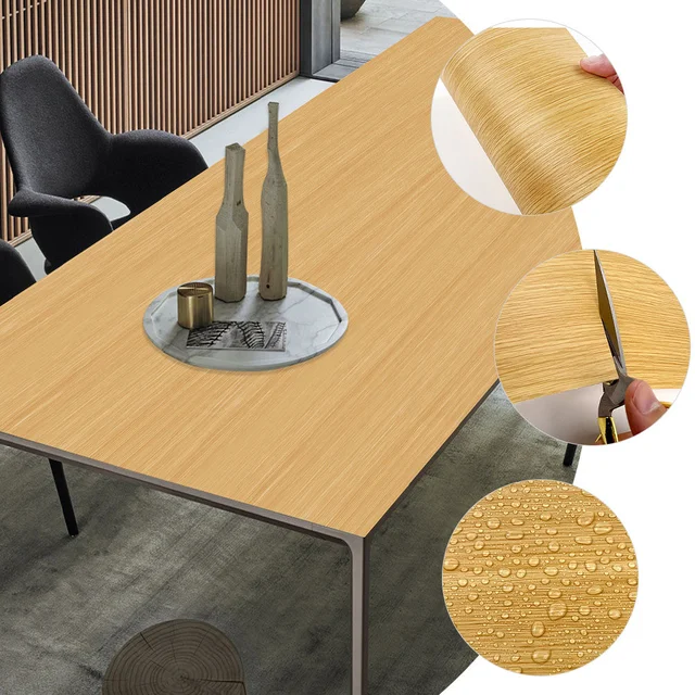 Fa Gabona Padlómatricák Vízálló Dekoráció Eltávolítható Pvc Backsplash Étterem Konyha - Image 5