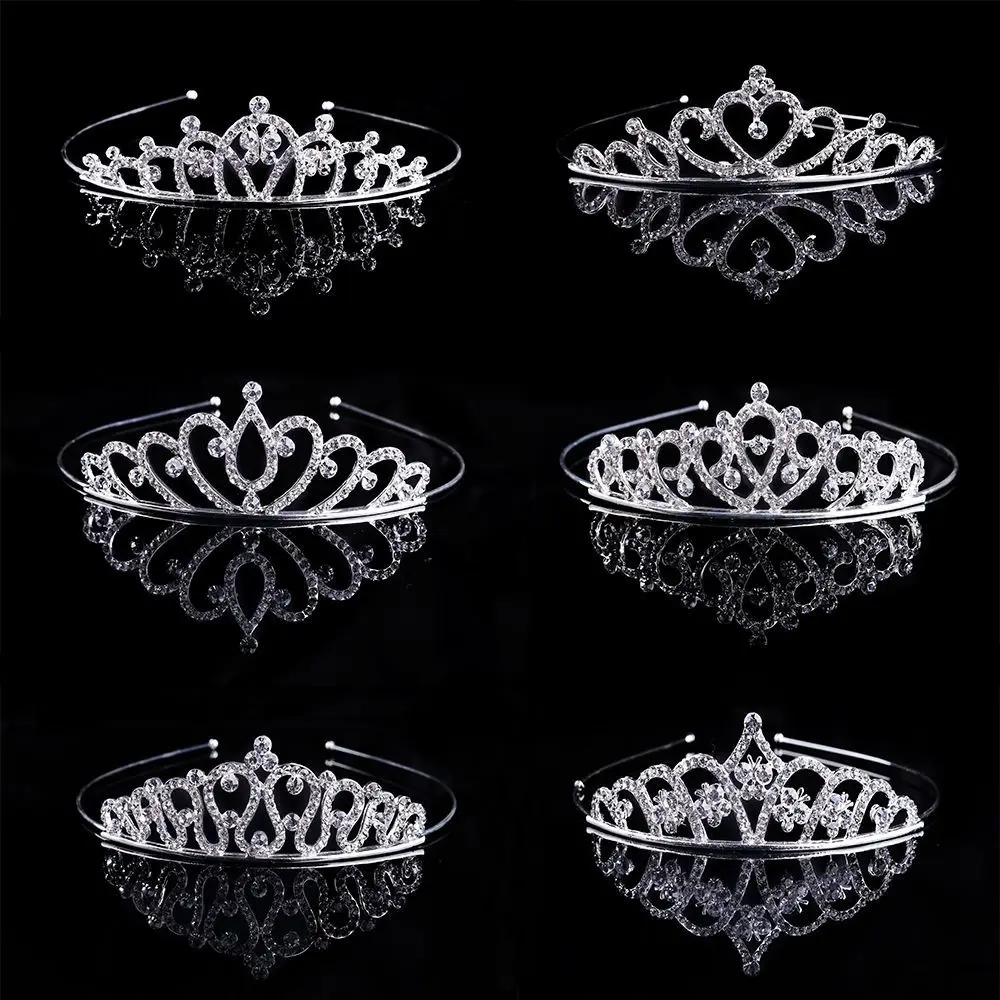 

Crystal Rhinestone Crown Headband Stunning Bridal Wedding Jewelry Tiaras Crowns Headbands Hair Jewelry