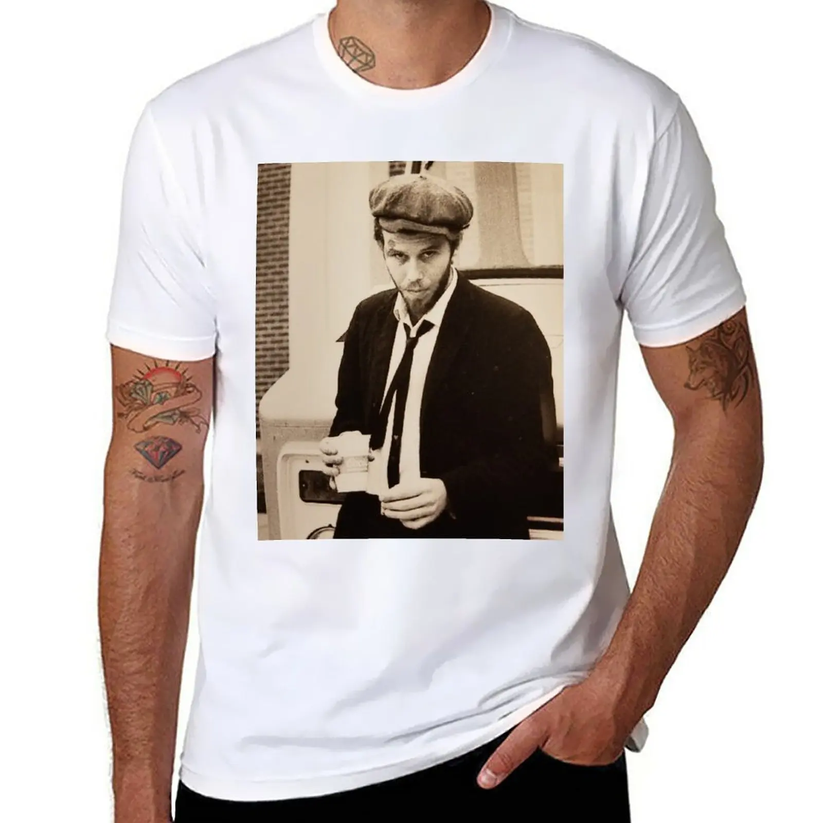 Tom Waits Unforged 2 T-Shirt Ragazzi Animal Print Sublime Hippie Clothes Plain White T-Shirt Uomo