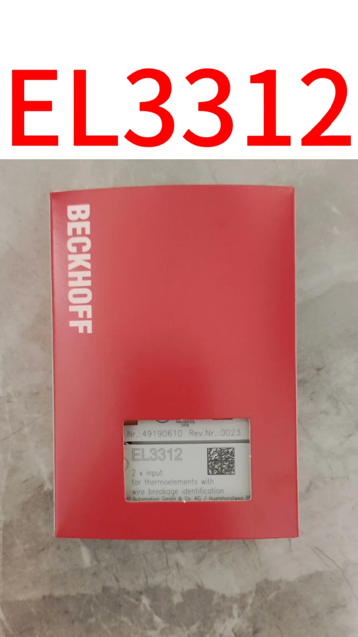 

Brand New EL3312