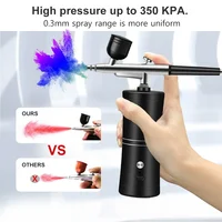 7.4v Airbrush Nail With Compressor Portable Air Brush Nails Compressor For Nail Art Paint Painting Crafts Airbrush Compressor 2