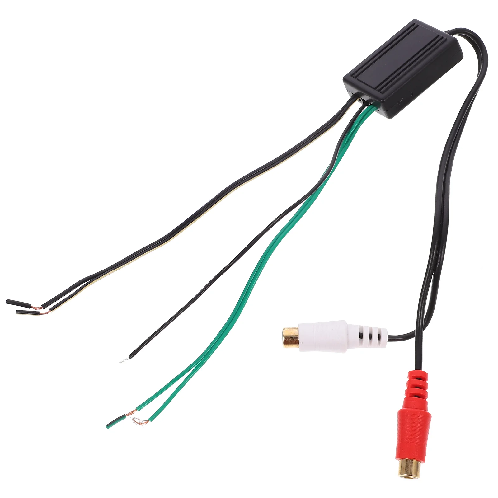 

Audio Adapter Cable Speaker Cables Line Output Converter Rca Cord Regulator Blackish Wire Abs High Low