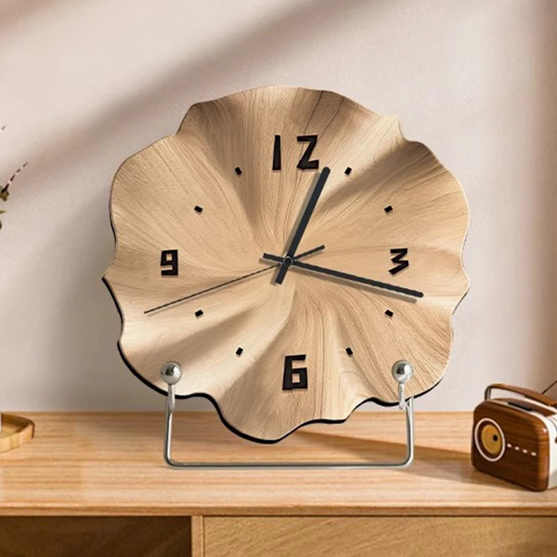 Description Picture 5 of itemDesktop Clock Modern Bedroom Living Room Silent Table Clock Nordic Interior Luxury Unique Office Desk Clocks Home Decoration