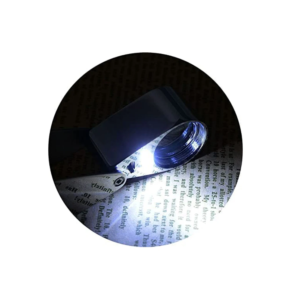 LOUPE,Loupe de bijouterie éclairée 30X, Loupe de bijouterie