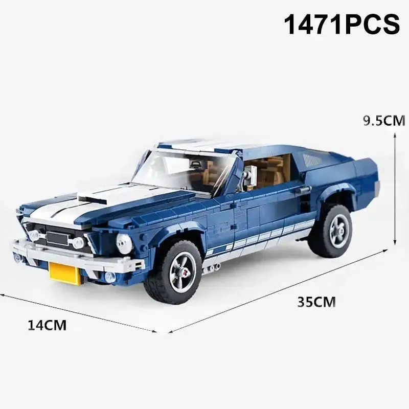 21047 Ford Mustangs Sports Racing Car Model Compatible With 10265 Building Blocks Bricks DIY Toys For Boys Gifts building blocks toys