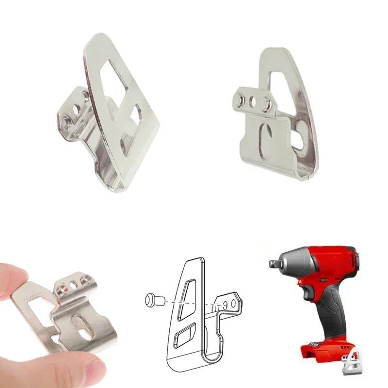 For Makita/Milwaukee/Bosch/DeWalt/Worx/Craftsman/Ryobi/Ridgid Impact Driver Drill Bit Holder Belt Hook Clip for Electric tools