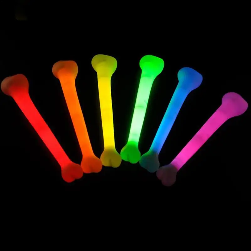 Bone Shape Glow Sticks Glowsticks Bone Shape Stick Long Lasting Big Glow Sticks Bone Shape Glow Sticks Neon Sticks Glow In The