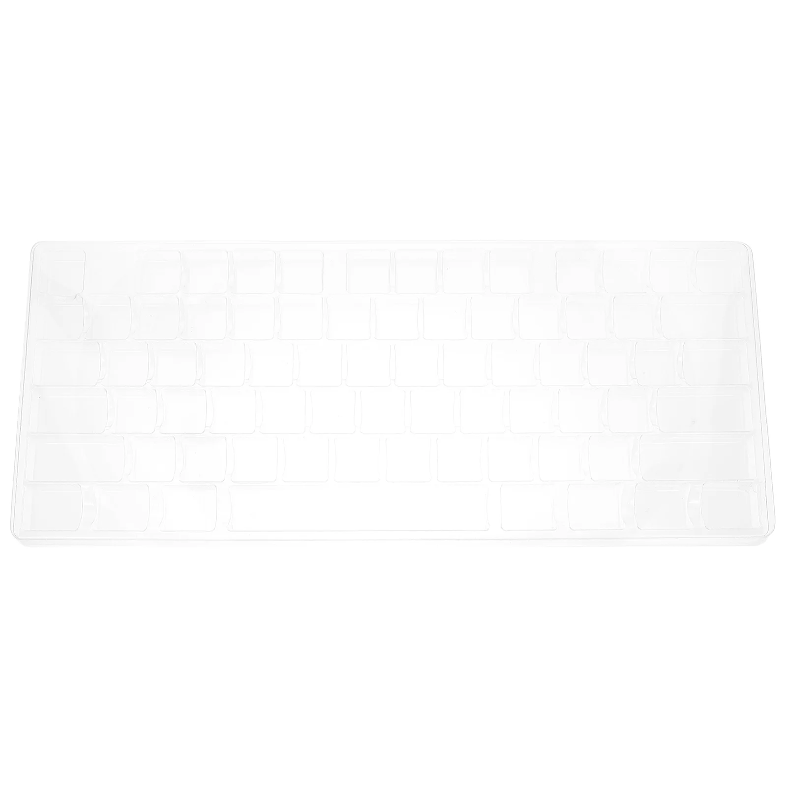 

Keycap Box Keyboard Caps Storage Container Keycaps Holder Kraft Paper 3-layer Organizer Plastic Vellum