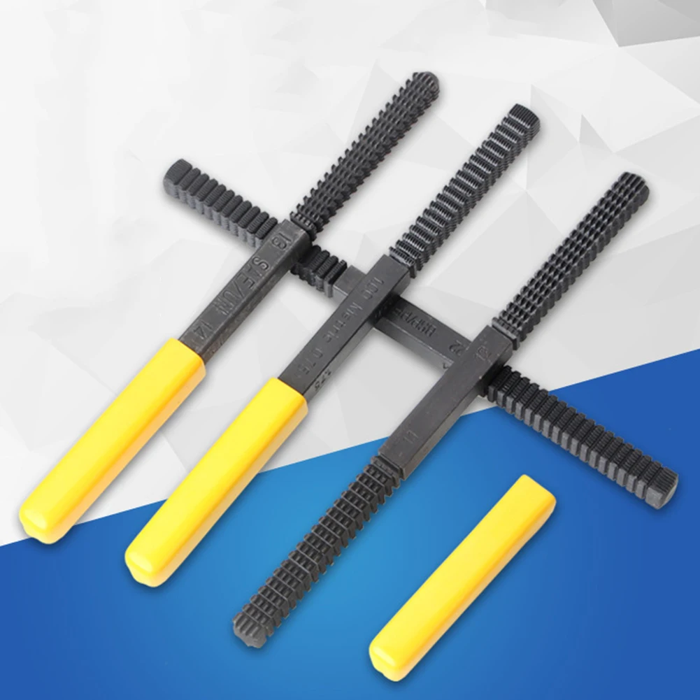 

0.75-3mm Pitch Thread Repair File Metric Thread Restoration Repair File Metal Hardware Mini DIY Hand Tool