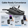 Vention 22.5W Power Bank  Magnetic 10000mAh Portable Wireless Fast Charging  with Built-in USB-C Cable AC Plug for iPhone 16 4