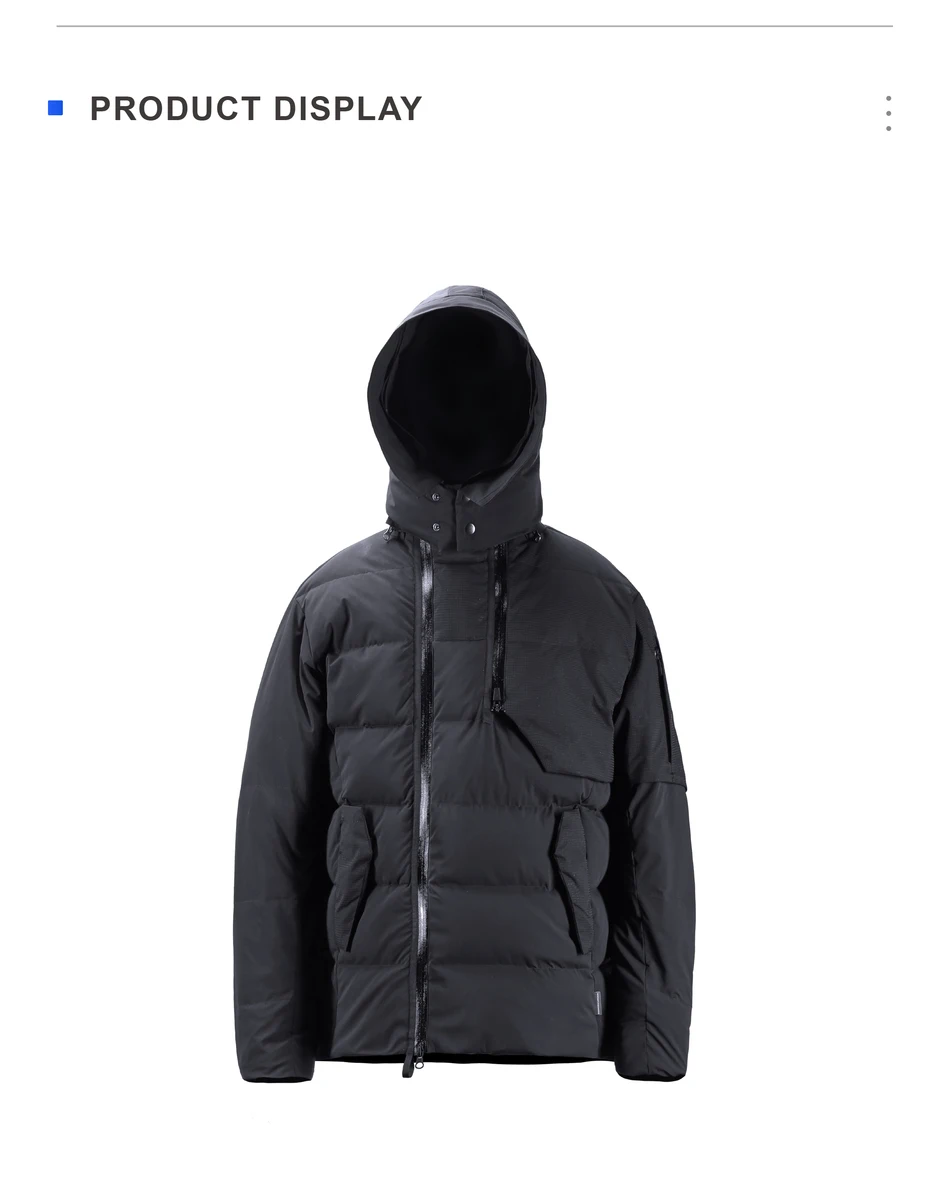 Reindee Lusion 21aw all weather multiform ski down jacket hidden chest molle detachable hood techwear outdoor